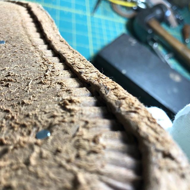 Working on my first storm welt.