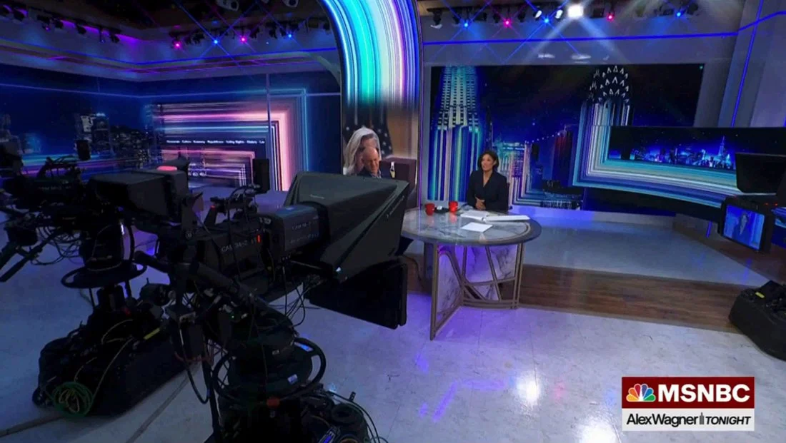 MSNBC Alex Wagner Desk — Primate Studio