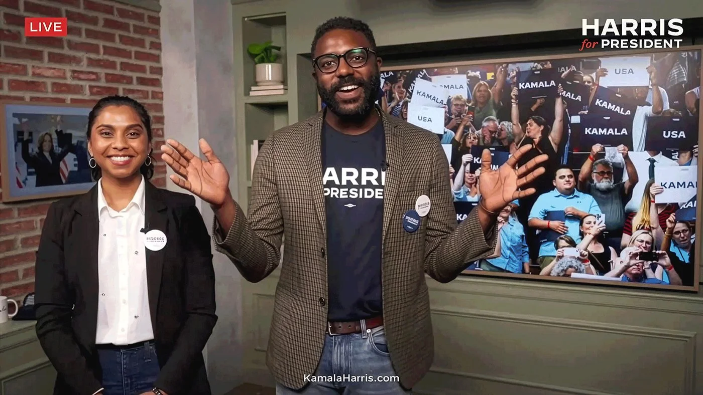 Harris-Walz Presidential Campaign HQ Studio