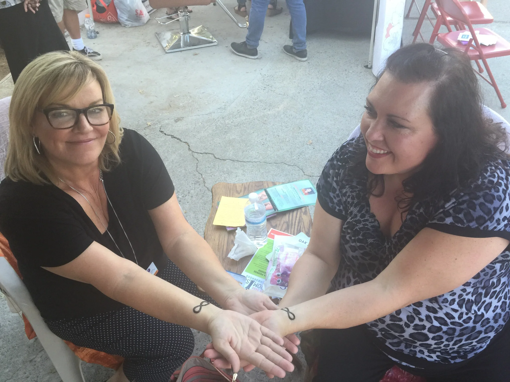 (left) Debi Moroles and (right) Karen Wood of Advanced Home Health and Hospice: board members of Compassionate Capitol Region