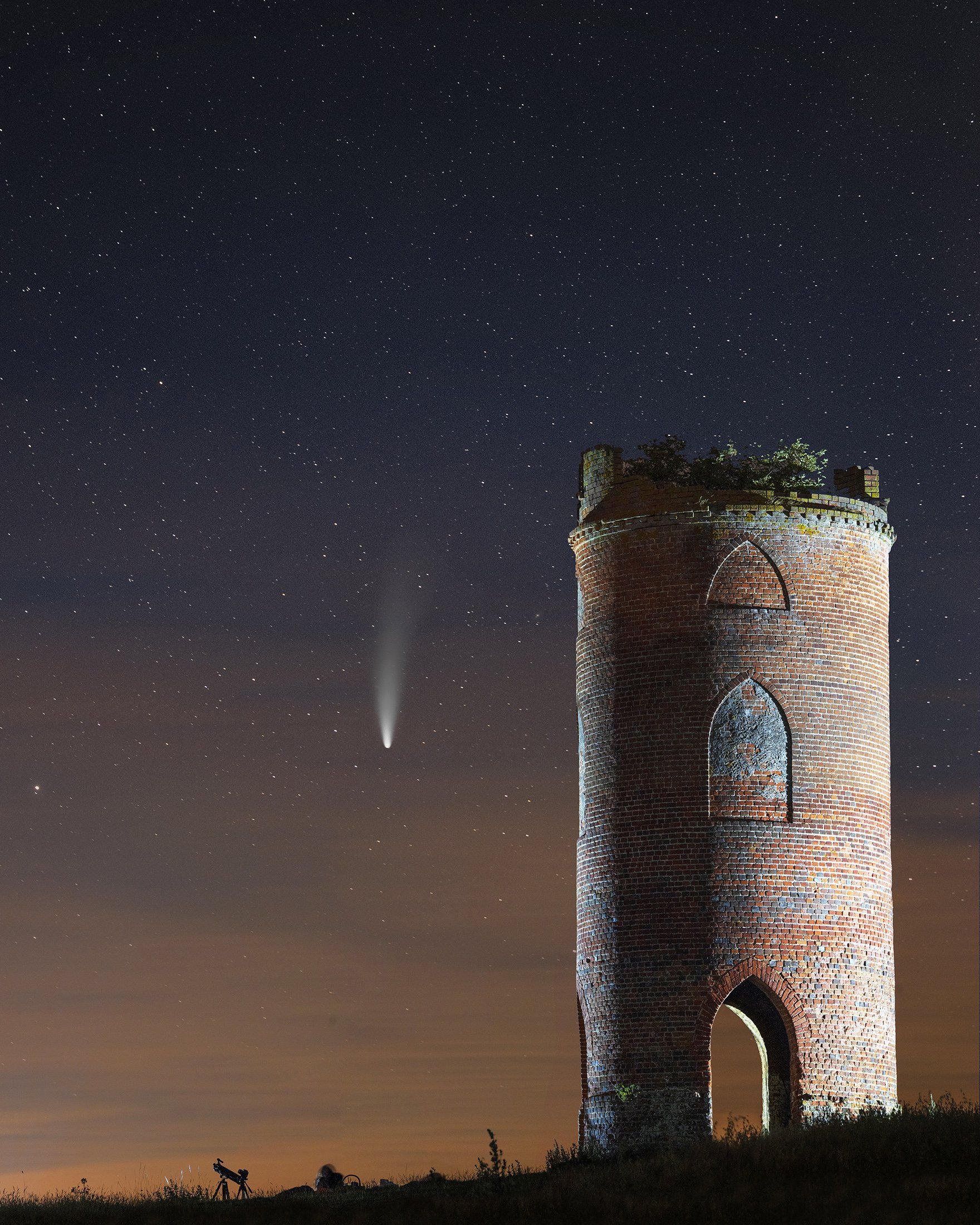 Wilders Folly with Neowise Comet