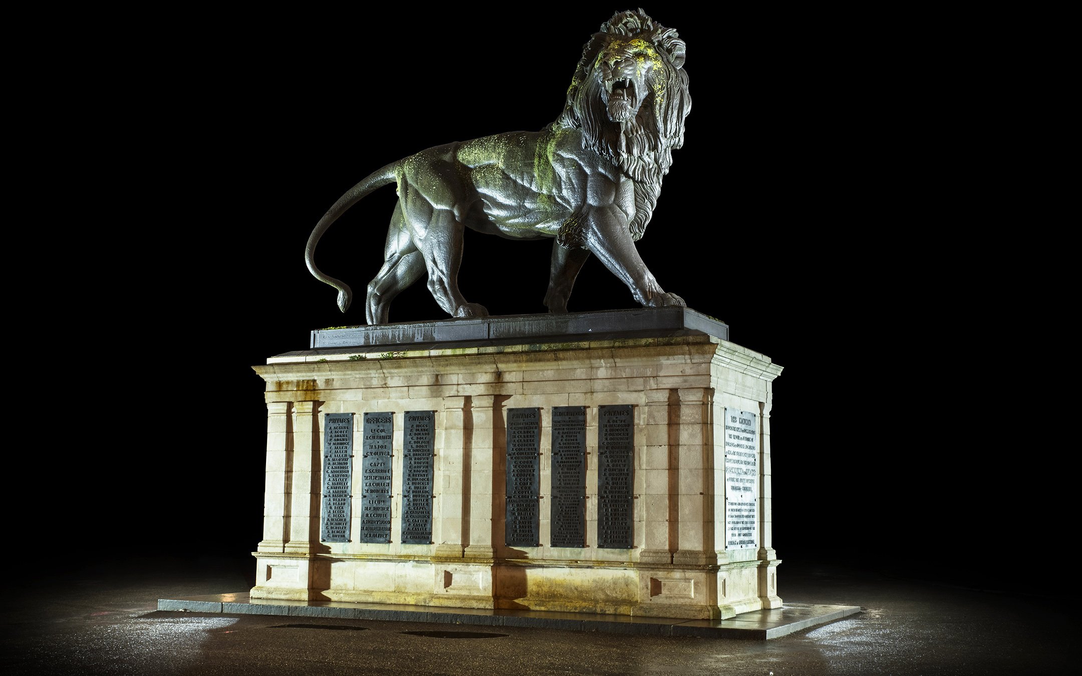 The Maiwand Lion memorial in the Forbury Gardens