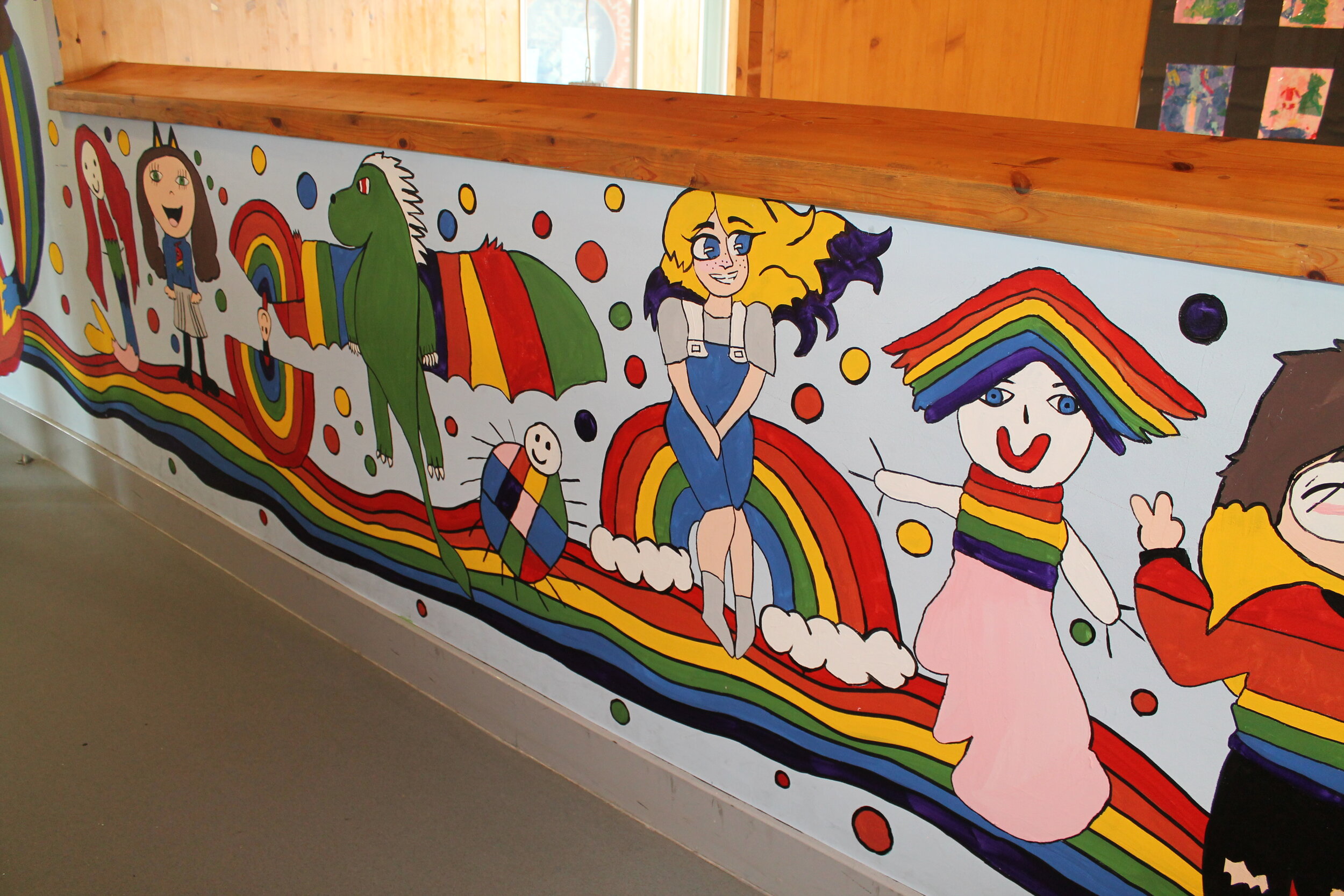 Rainbow Parade - Children's Drawings - Berger Primary School