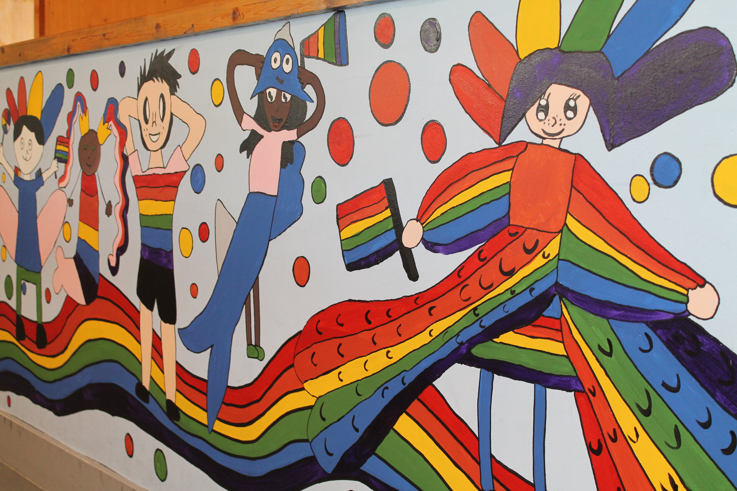 Rainbow Parade - Children's Drawings - Berger Primary School