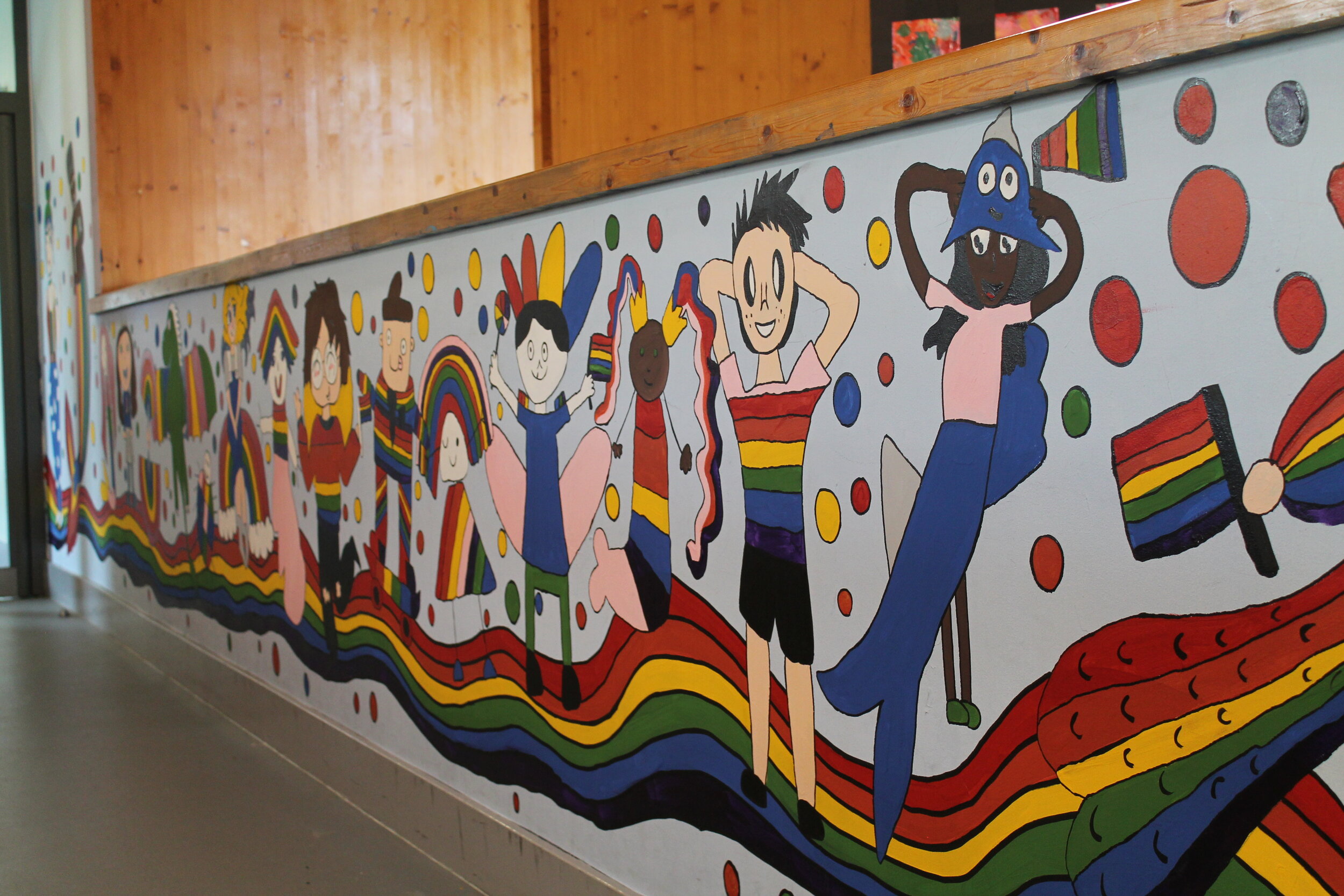 Rainbow Parade - Children's Drawings - Berger Primary School