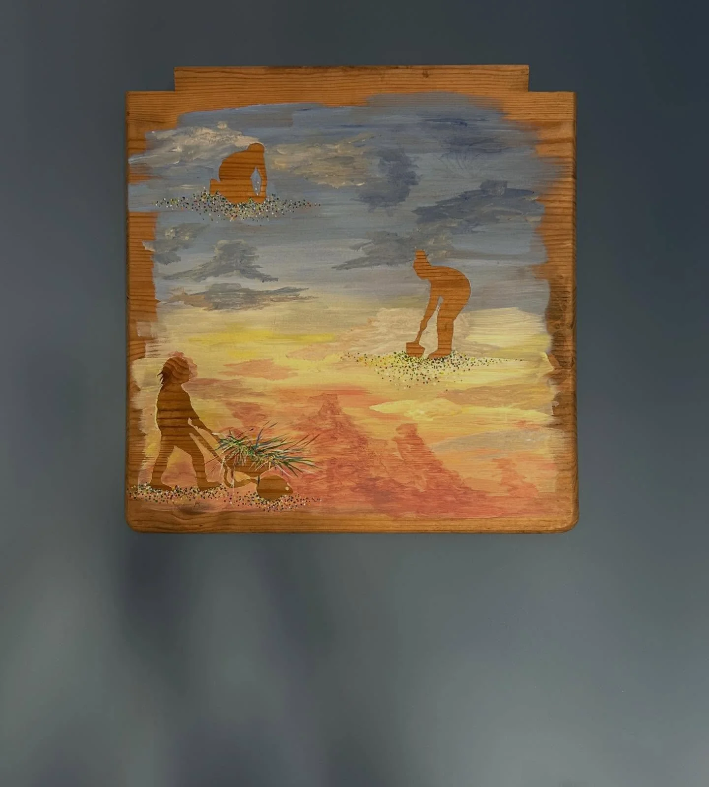 Feel so lucky that people like these paintings enough to have them in loved spaces. Especially when they paint the room to match! 😜 #bristolartist