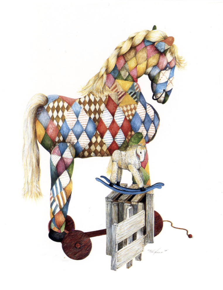 A Painted, Quilted Pony — A Place for the Heart