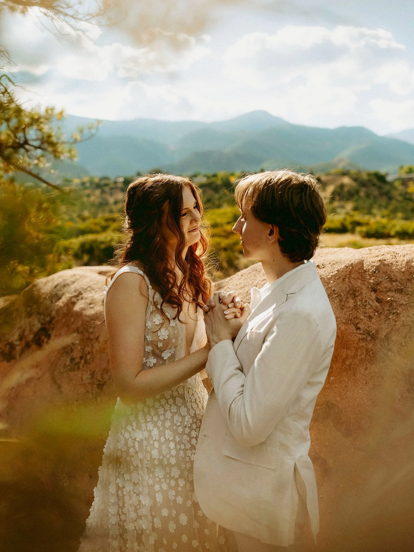 Happy one week (and a day) of marriage to these beautiful humans! ✨💕 Some favorites from our portrait time at Red Rock Canyon, celebrating their special day. 

#justmarried #coloradospringsphotographer #coloradosprings #elopement #elopementphotograp