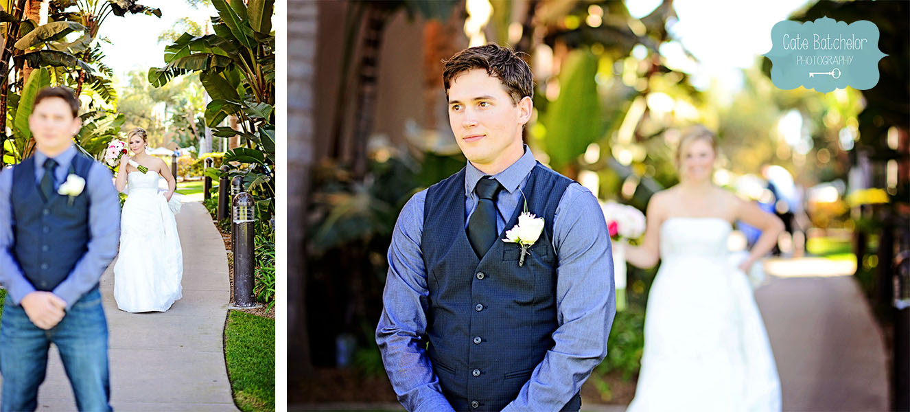 Lindsay and Phil opted for a "First Sight" before the ceremony to make the most of their time together. 