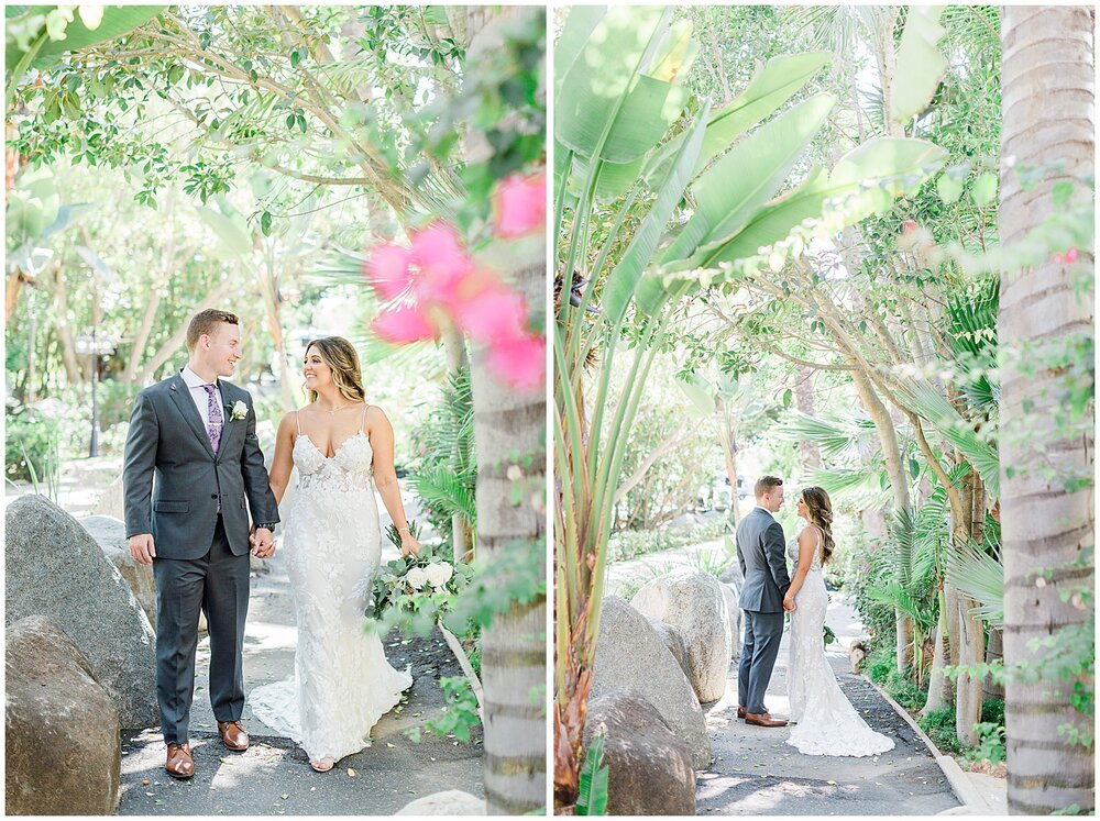 Romantic outdoor Botanica wedding in Vista, CA