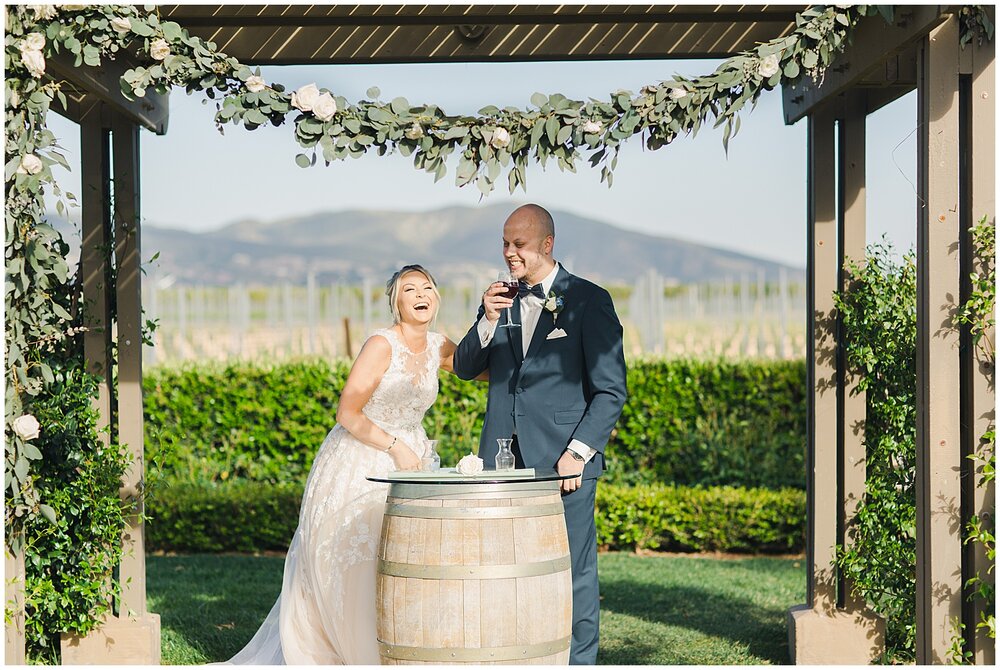 Temecula winery wedding at Ponte