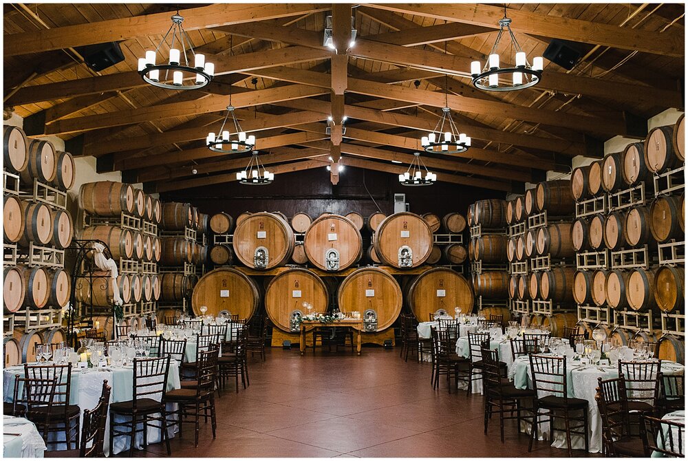 Wedding reception at Ponte Winery