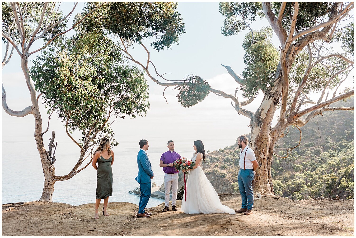 Intimate Catalina Island Wedding