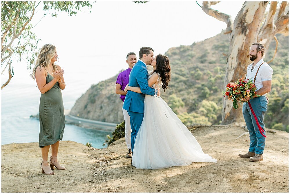 Intimate Catalina Island Wedding