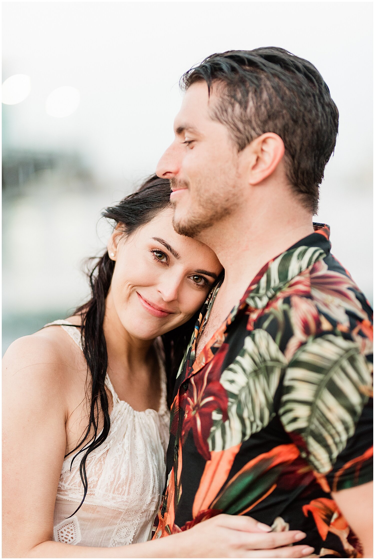  wet and wild wedding photos, the notebook inspired wedding photos, Cuban inspired wedding style, playful wedding couples,  