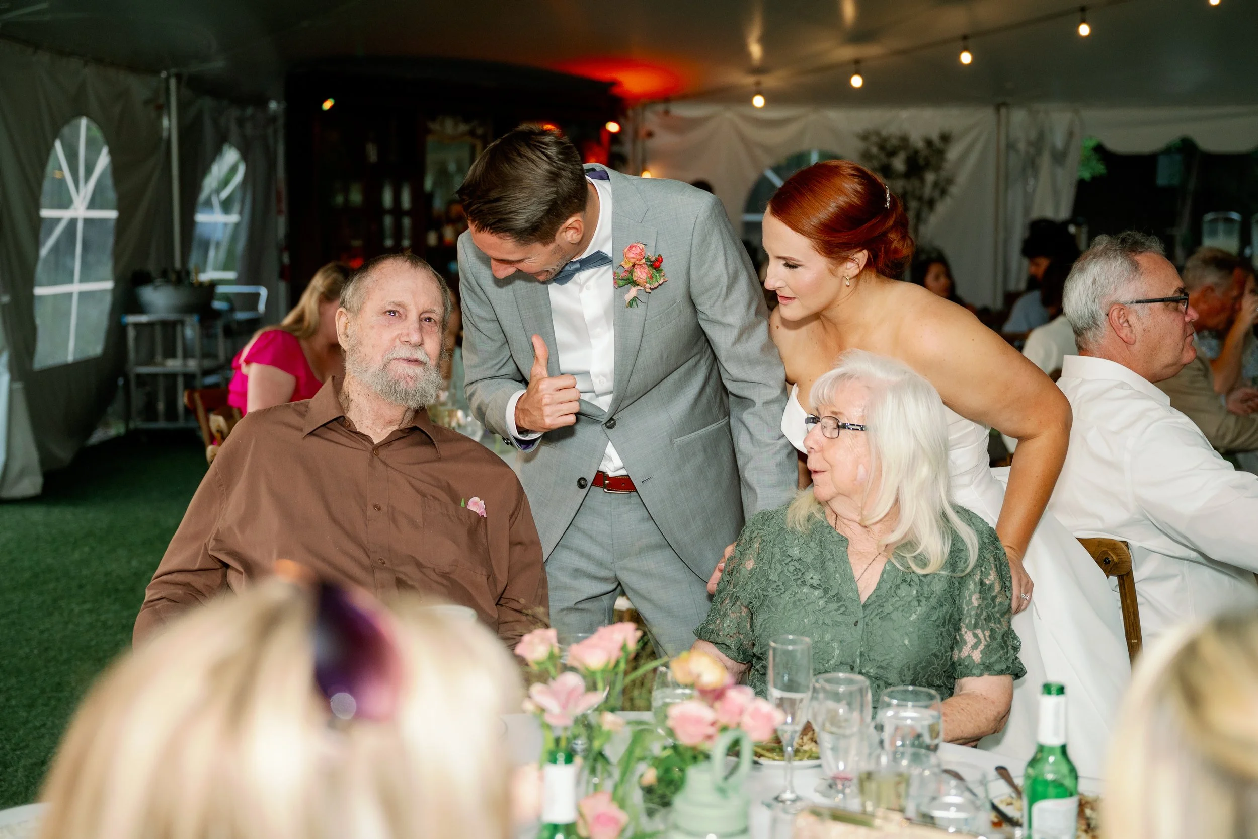 Candid reception moments at Ethereal Gardens
