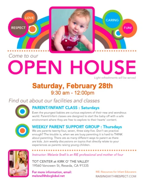 Join us Saturday the 28th for an Open House!