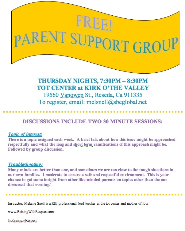 FREE! PARENT SUPPORT GROUP: Dealing with my childs big emotions