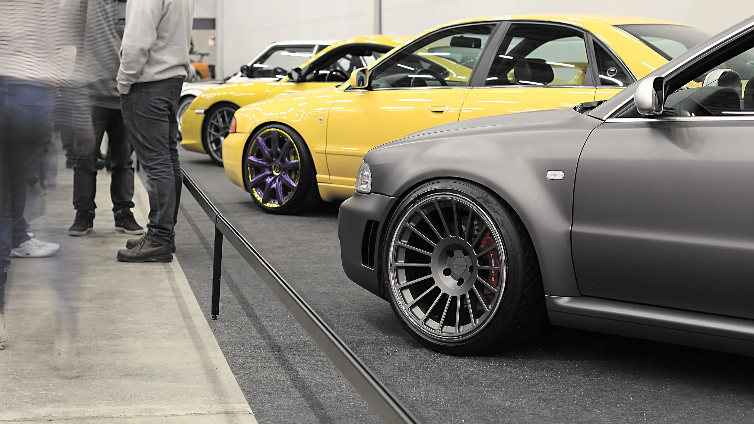 And Ville Vuori's Imola Yellow S4 just got new paint on the Bentleys.