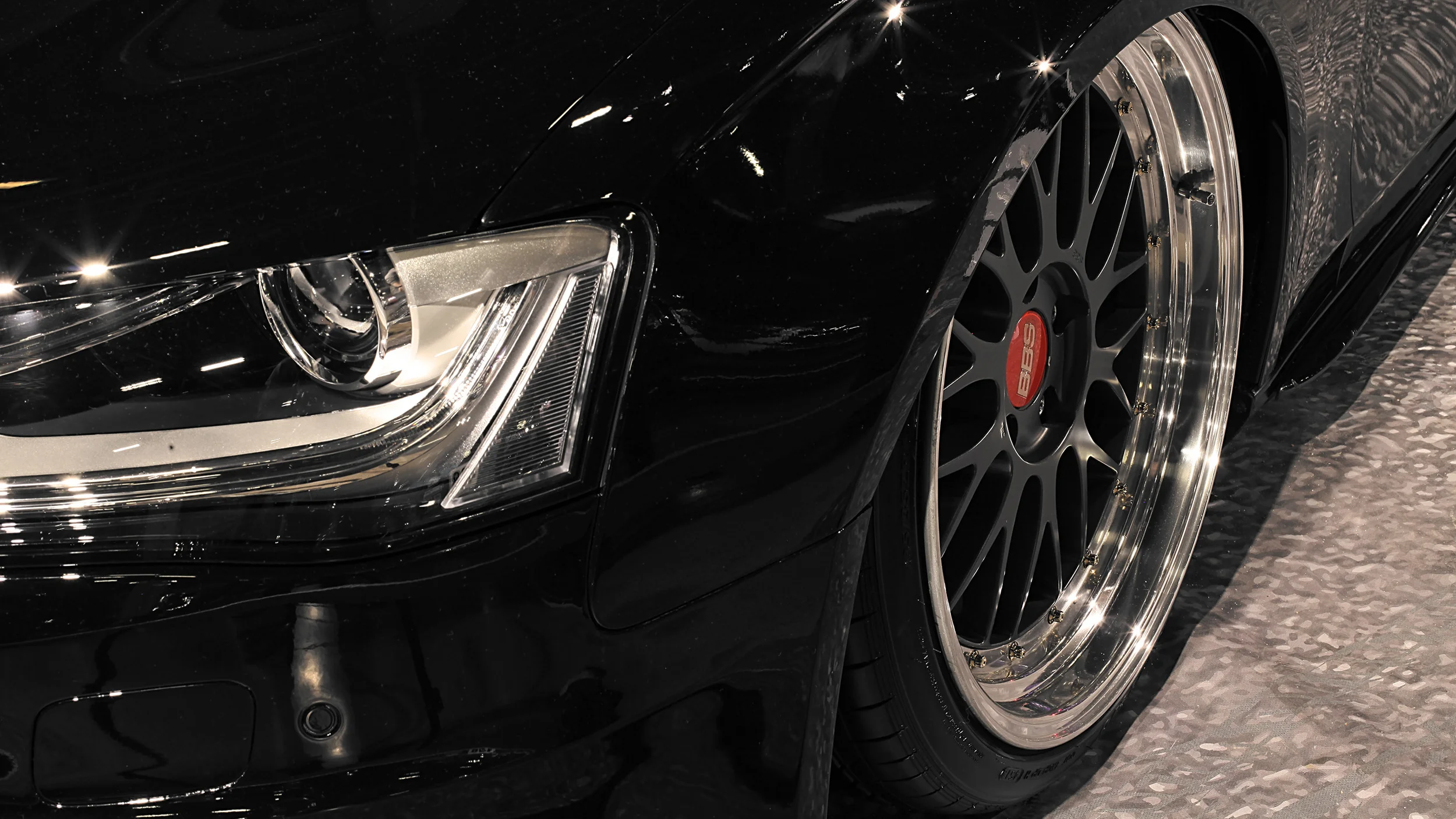 The BBS LM's are loaners from Jape. But luckily, a new set just arrived for Mika's car. More to come...