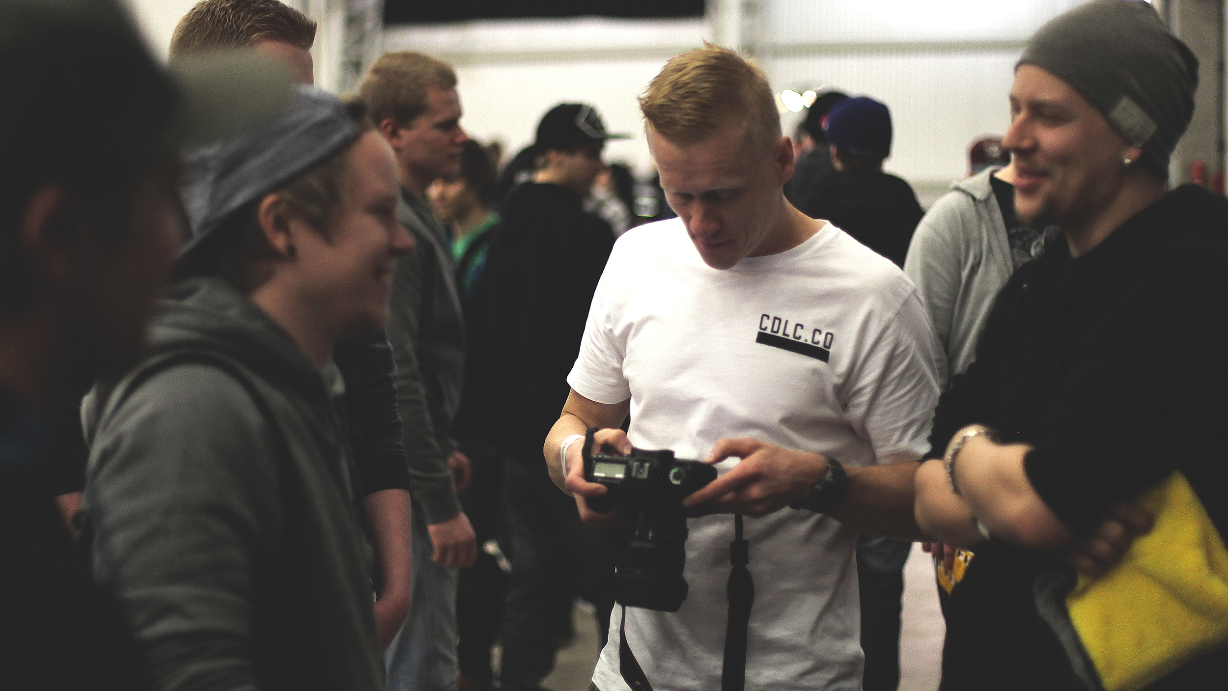Toni's cheek, Niko, Matti's forehead, Jape and Juho.