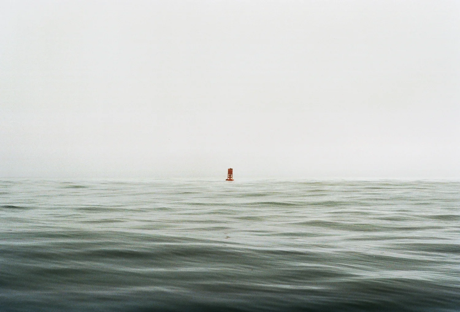 Channel marker leaving Crescent City, California