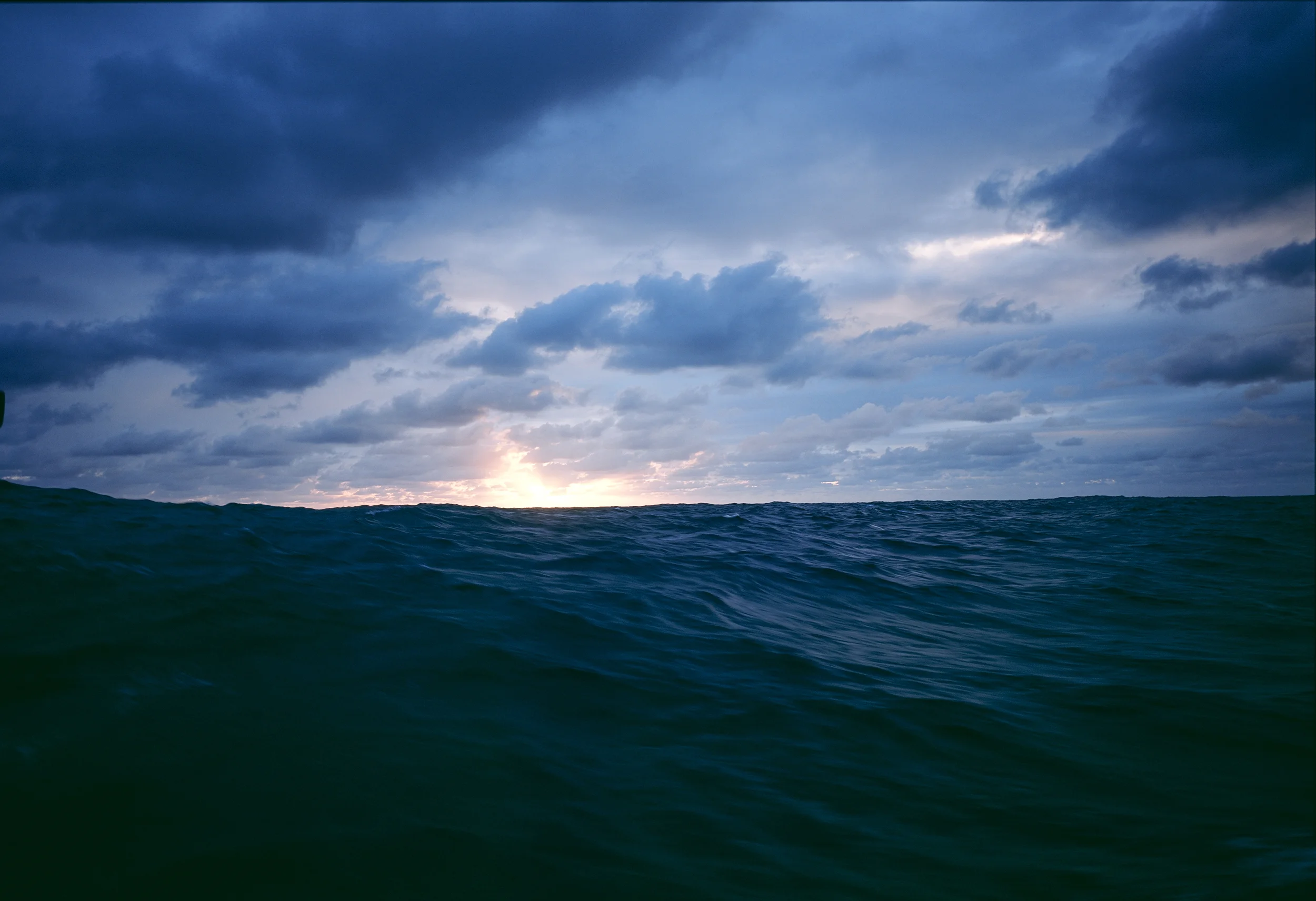 Dawn on the Pacific Ocean