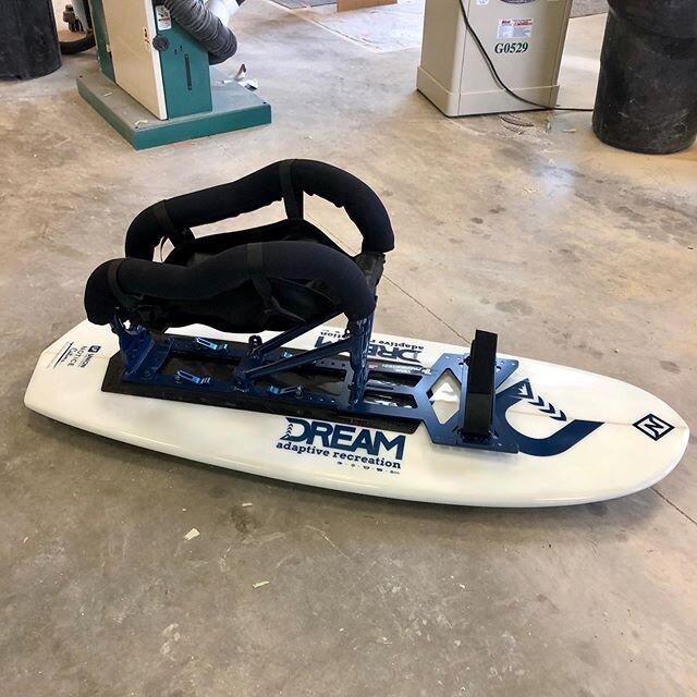 Definitely one of the coolest things I&rsquo;ve ever been a part of.  This is a first of it&rsquo;s kind adaptive wakesurfer!  Myself and @unionfabrication built the boards and @tidalfabrication built the chair.  It is going to be auctioned off tonig