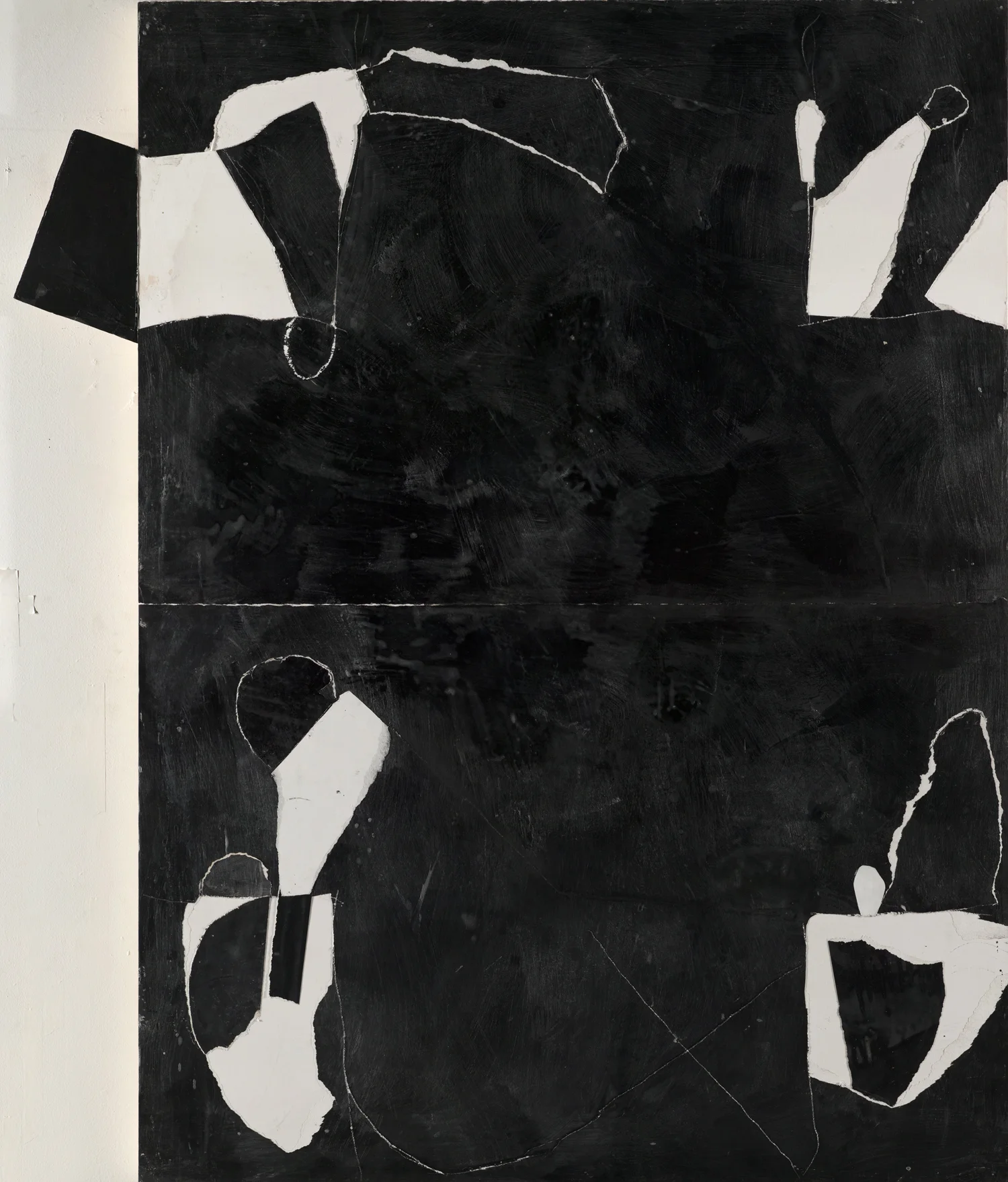 Tearing four corners. 2013. 60 x 44.