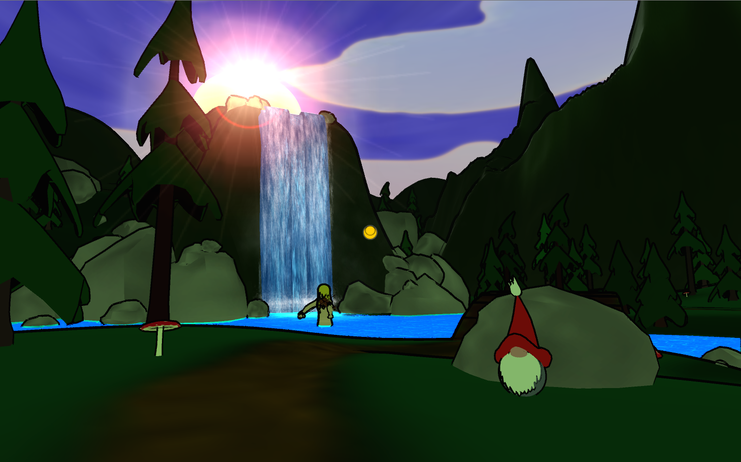  "Interact with strange creatures" 