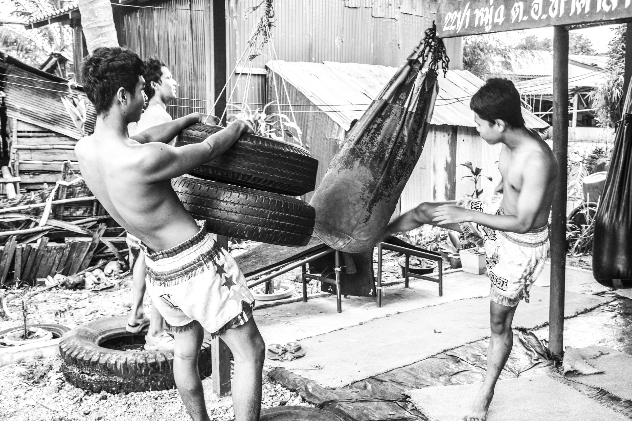 Fight Prep (July 11, 2014 - Tha Sala, Thailand)