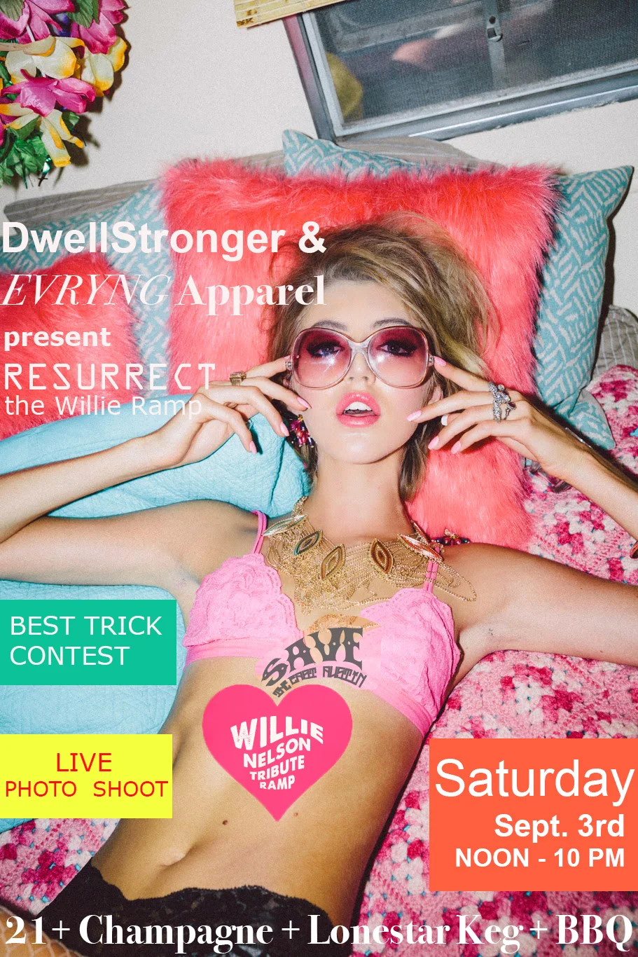DwellStronger Co-Working Party Poster, 2016 dwellstronger.com