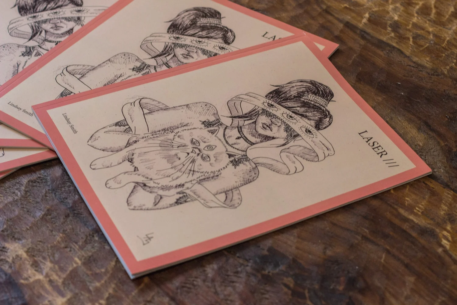 LASER/// Artist Promo Book for Lindsay Laser Smith, 2017 http://www.linsmi.com/