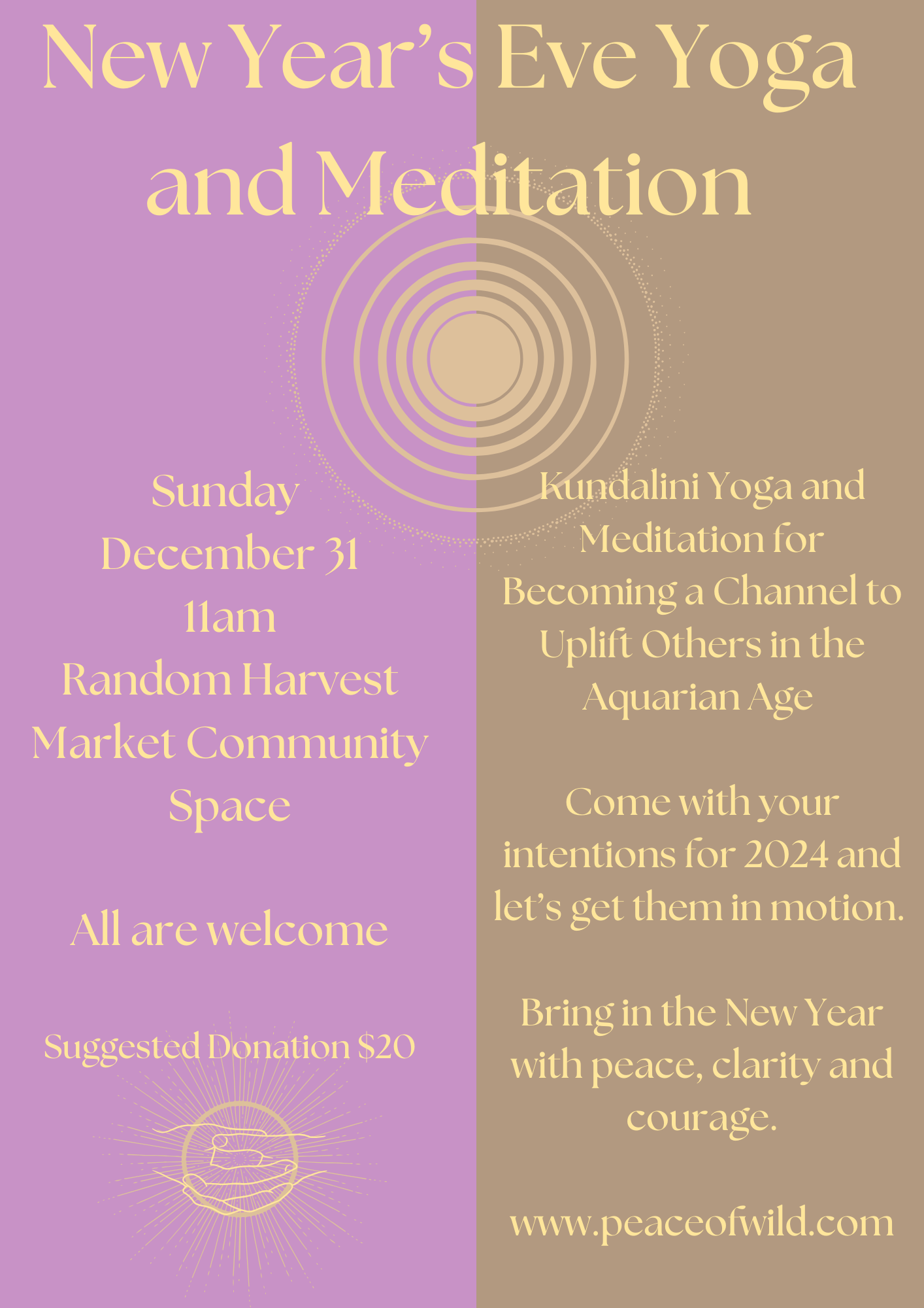 Kundalini Yoga~ In person Event 