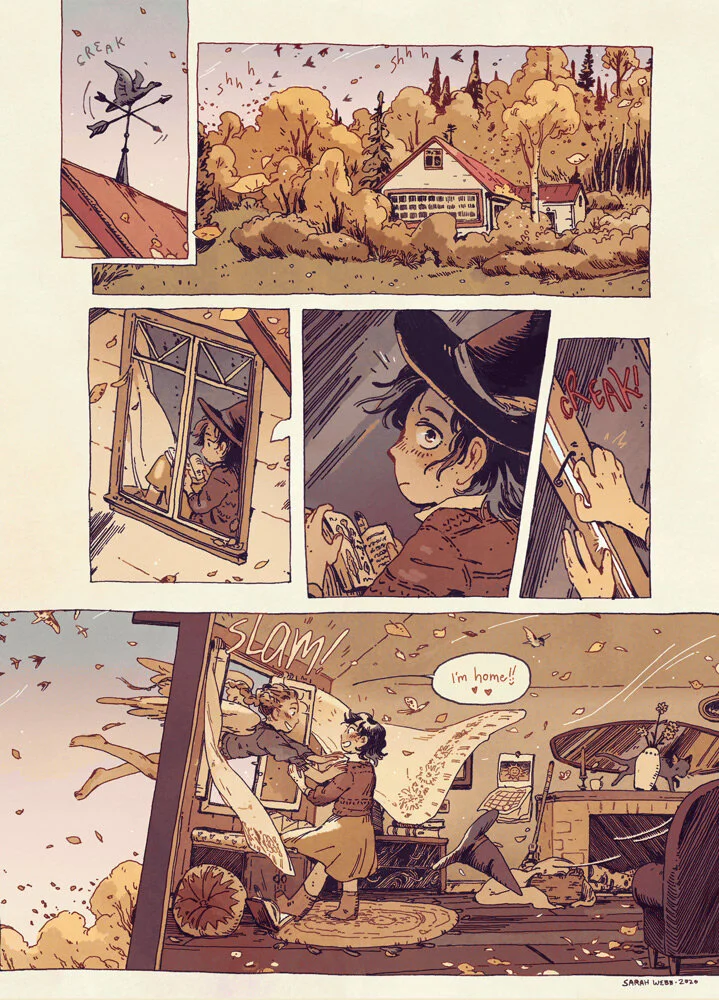 Migratory birds (1 page comic) - 2020