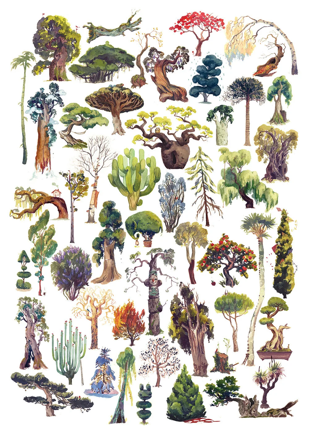 50 Trees