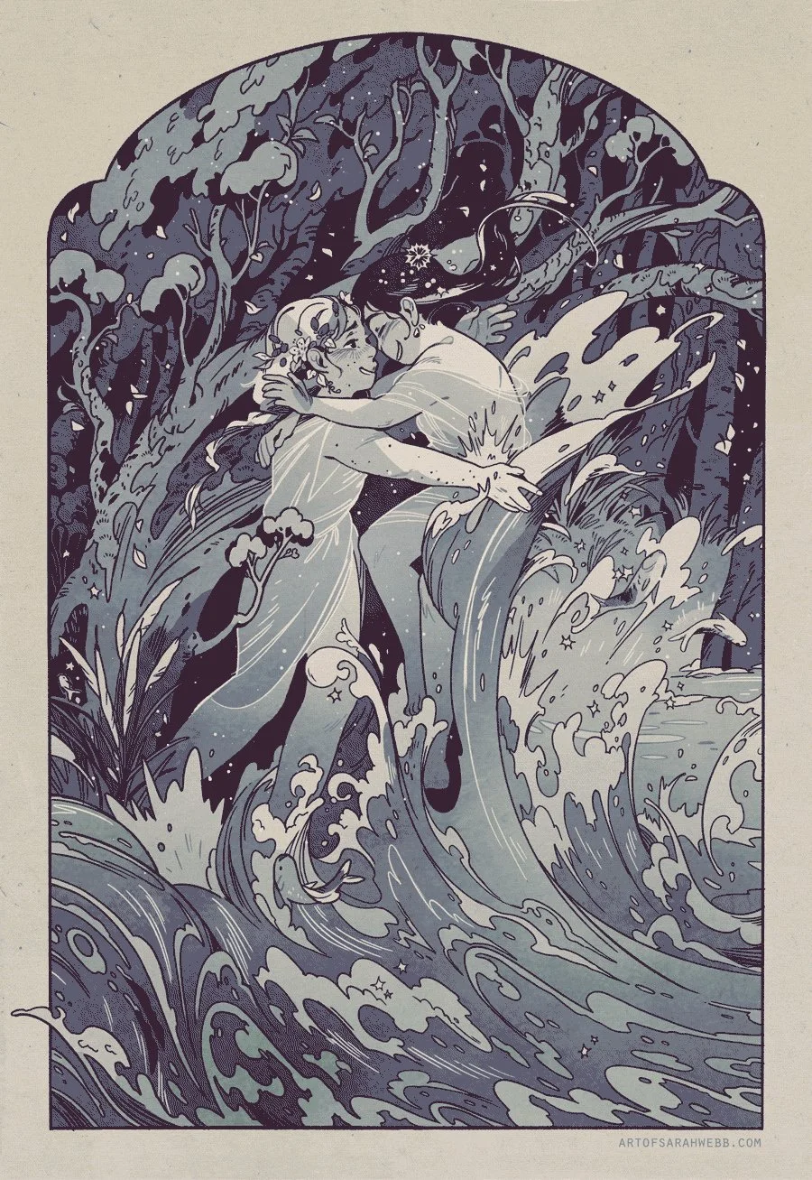 “The Nymph caught the Dryad in her arms.” - 2022