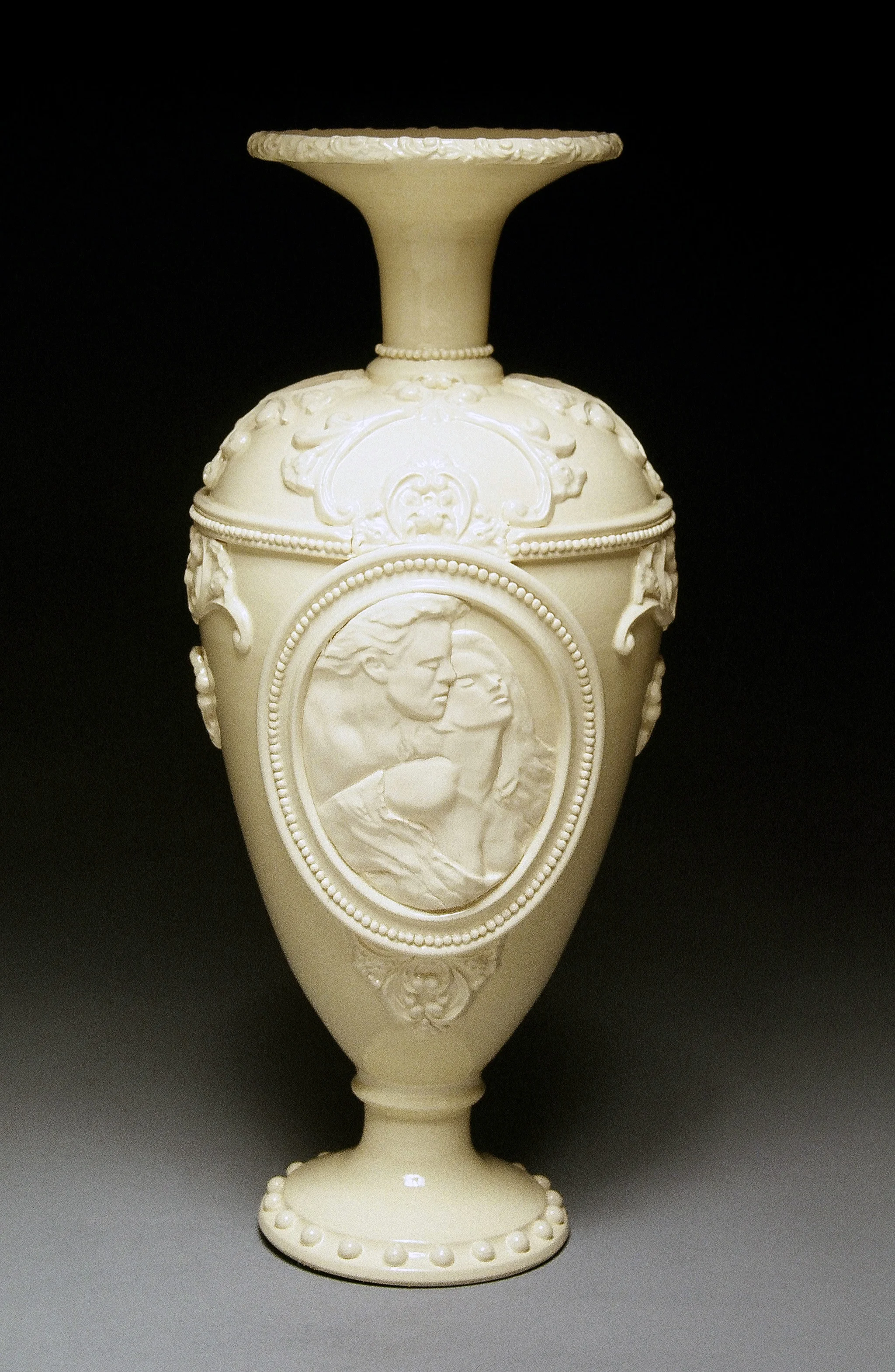   Desires Flame  2002 porcelain 24" x 9" x 9 