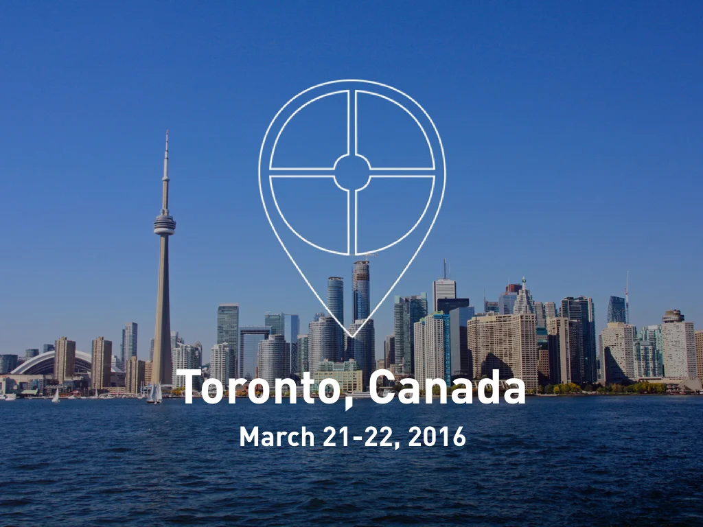 We're back in Toronto