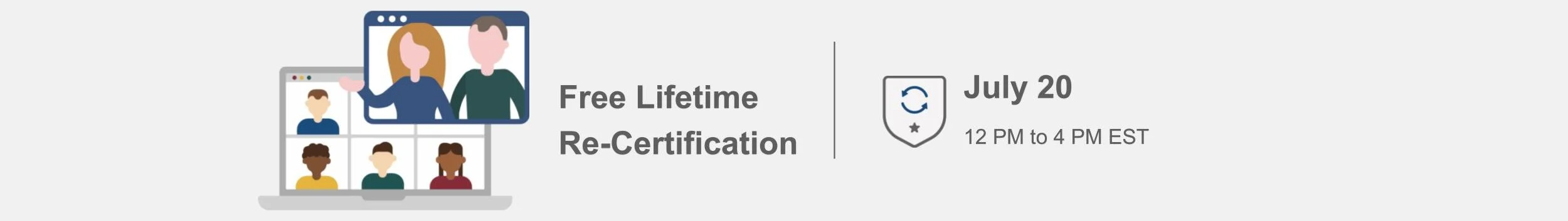 Live Online Re-Certification    