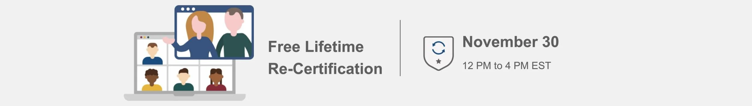 Live Online Re-Certification      