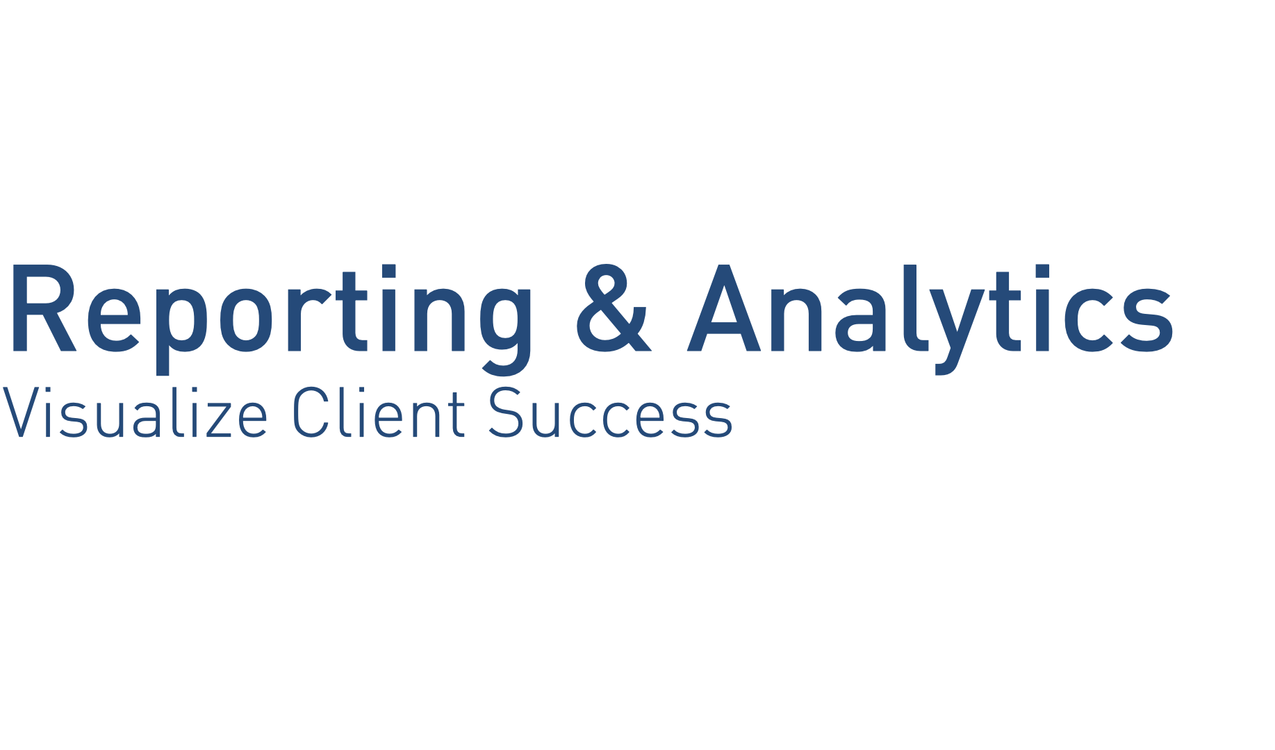Analytics and Reporting — GrowthWheel