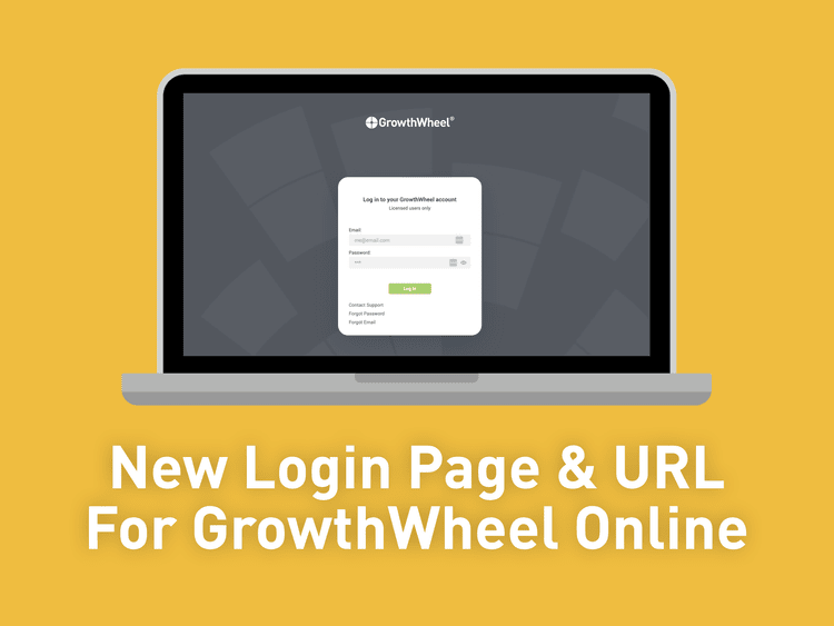 GrowthWheel Online has a new login page — and a new URL address ...