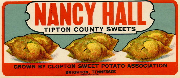 fig. b: Nancy Hall sweets