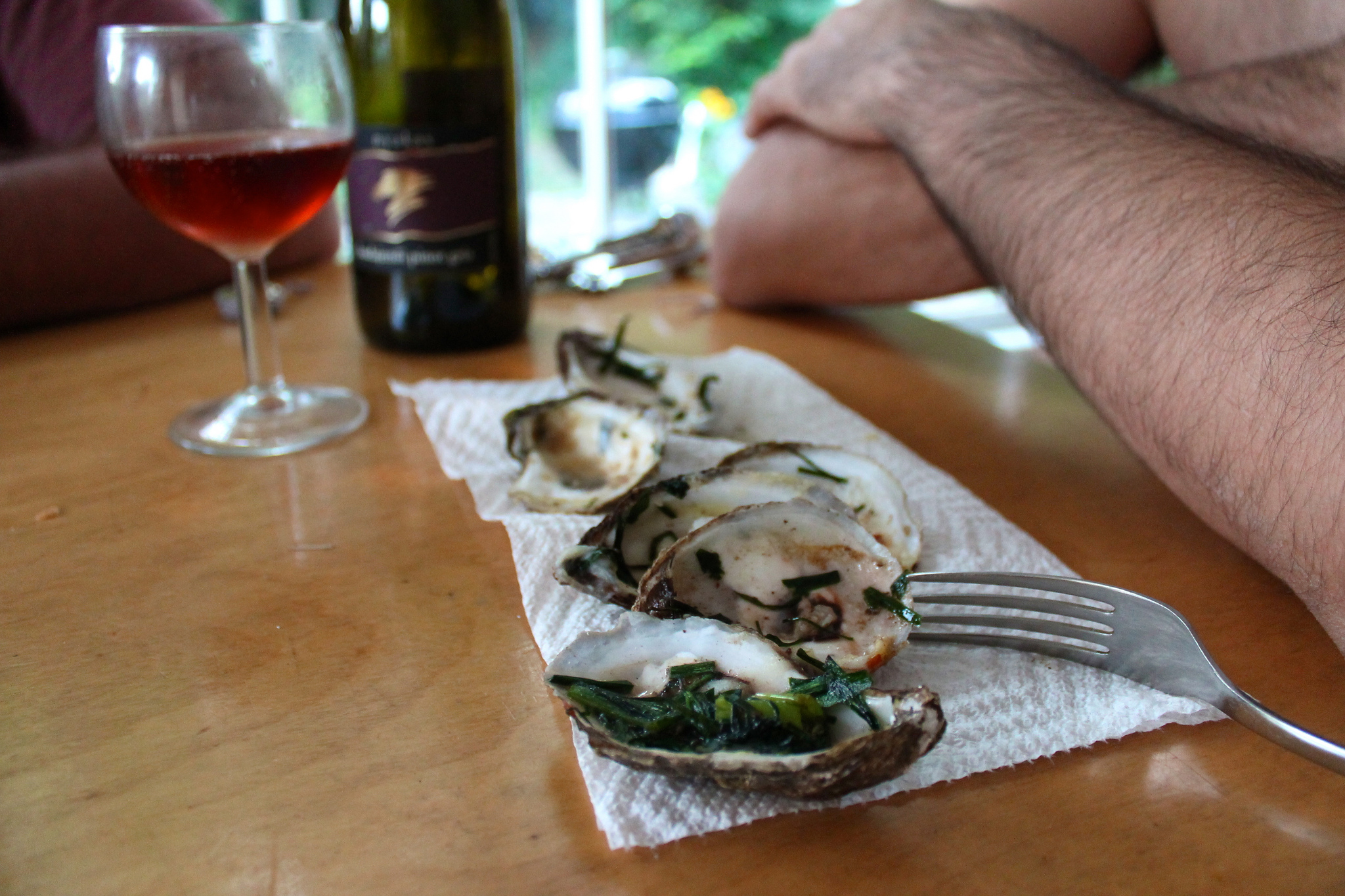 fig. g: grilled oysters + rosé