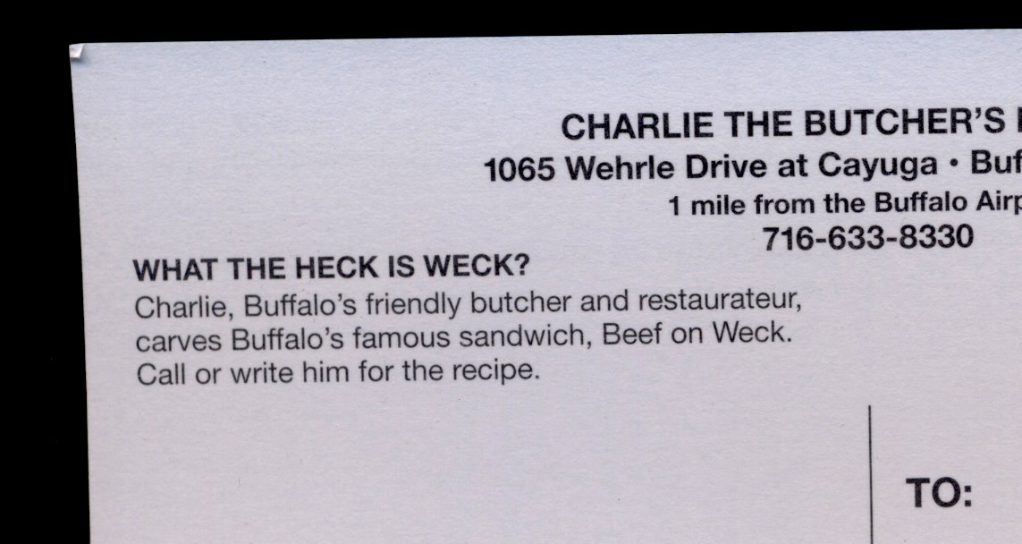 fig. b: Yeah. What the heck is weck?