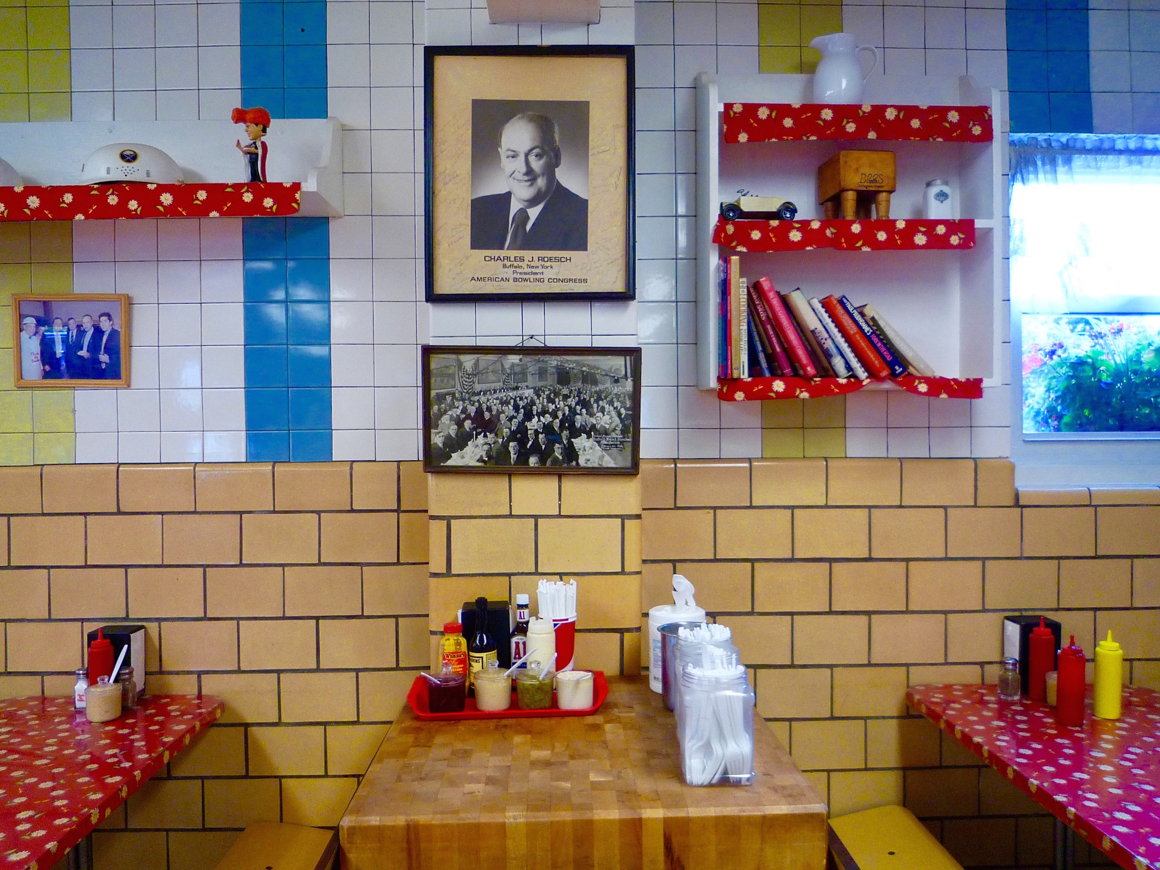 fig. d: inside Charlie the Butcher's kitchen