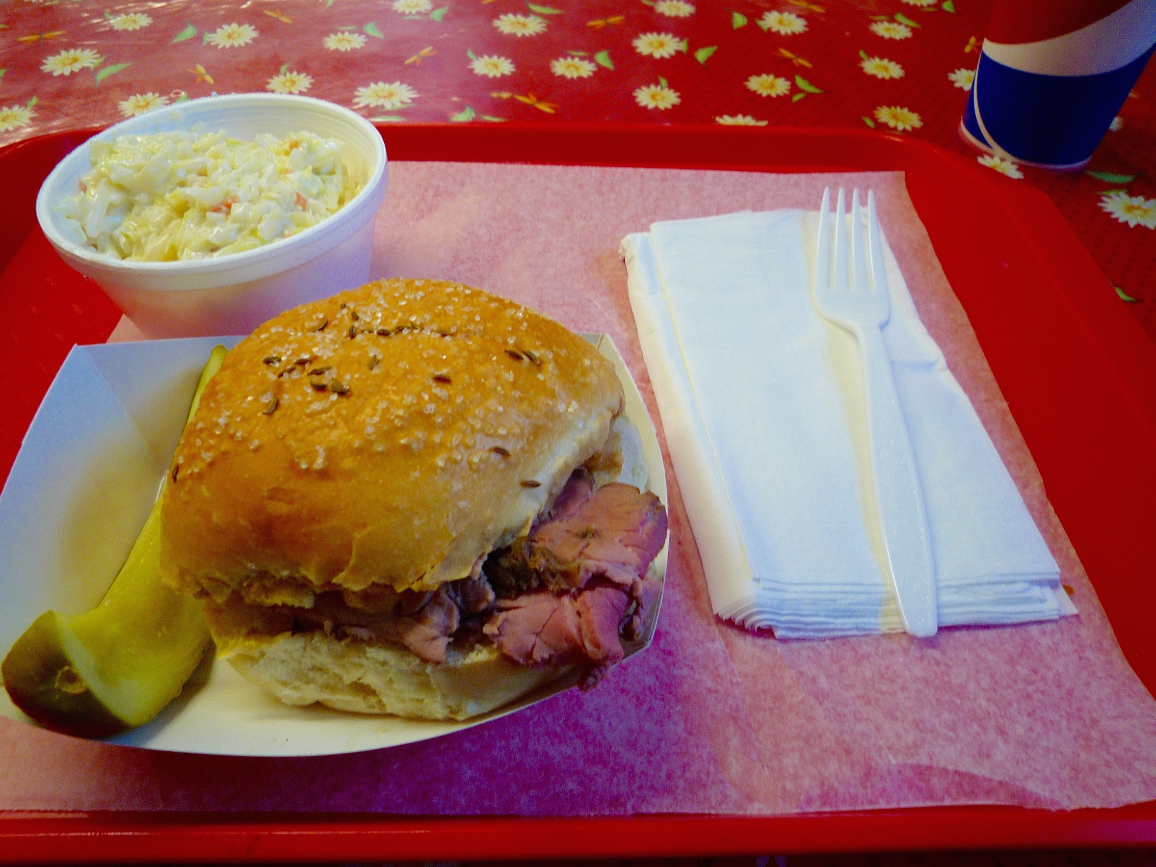 fig. e: Charlie's Beef on Weck