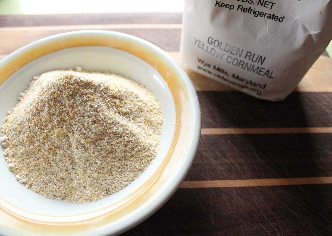 fig. b: true corn meal