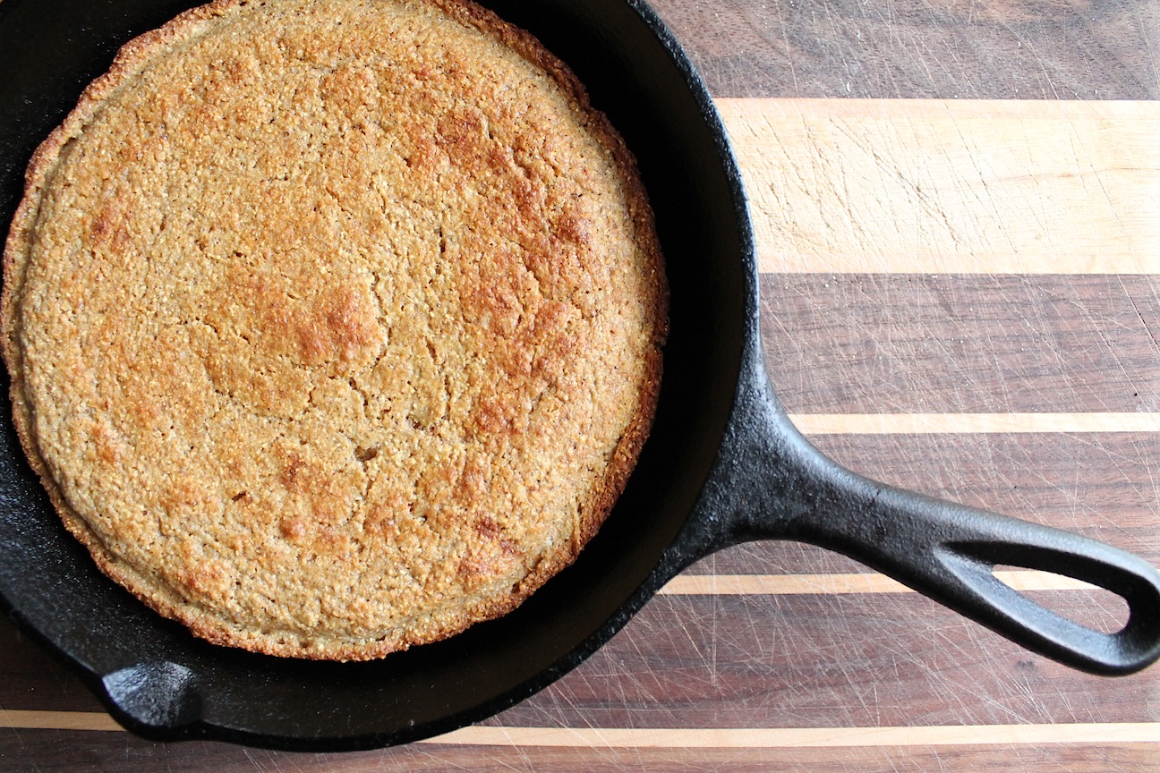 fig. c: true skillet corn bread